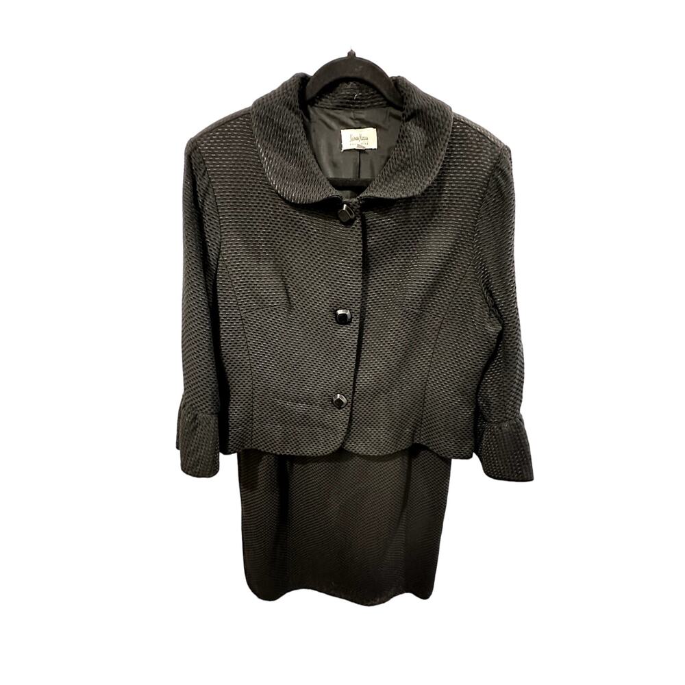Neiman Marcus Exclusive Black Dress and Jacket Size 14